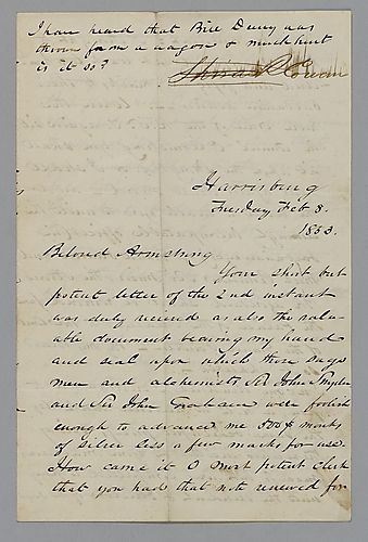 Letter from Richard Cowan to Morrison Foster