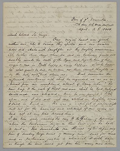 Letter from Richard Cowan to Morrison Foster