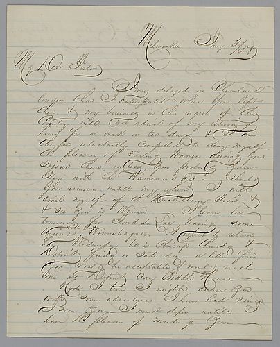 Letter from N.J. Carey to Morrison Foster