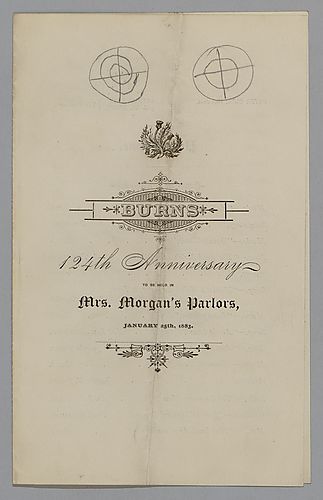 124th Robert Burns Celebration Pamphlet