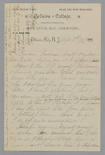 Letter from Mary Drummston to Morrison Foster