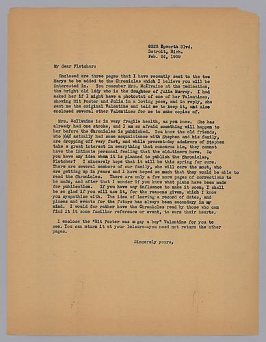 Valentine from Evelyn Morneweck to Julie McIlvaine