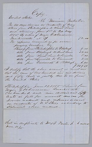 Morrison Foster business dues