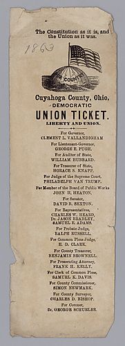 Cuyahoga County Democratic Ticket (2 copies)