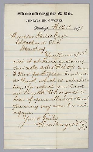 Schoenberger & Co. to Morrison Foster