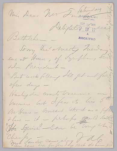 Carnegie writes his delight on the Bethlehem situation and that he will be coming out [to Pittsburgh] for a few days