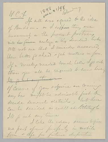 Carnegie writes from New York, [N.Y.] on meeting with Frick and Quire