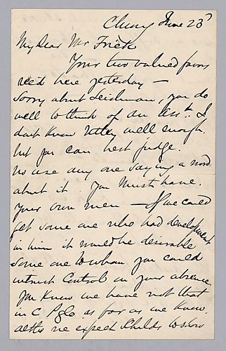 Carnegie writes from Cluny Castle, [Scotland] on Leishman and Dillan. He also writes on nickel steel. In a handwritten post-script, he notes a business deal he has made with a friend