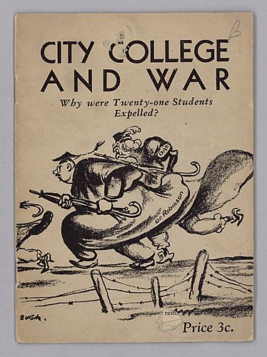 City College and War, Why were Twenty-one Students Expelled?