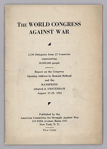 The World Congress Against War