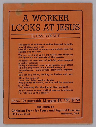 A Worker Looks at Jesus, by David Grant