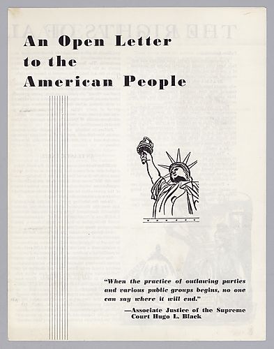 An Open Letter to the American People