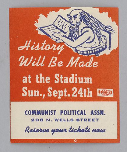 "History Will be Made at the Stadium Sun., Sept. 24th"