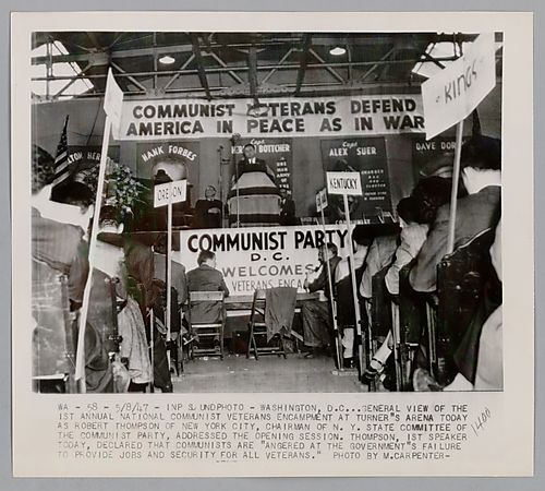 General View of the 1st Annual National Communist Veterans Encampment at Turner's Arena