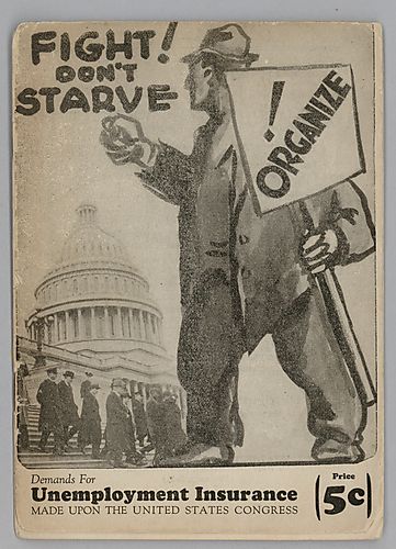 "Fight! Don't Starve!", Demands for Unemployment Insurance Made Upon the United States Congress
