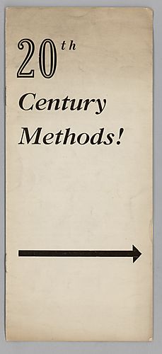 "20th Century Methods!" Pamphlet