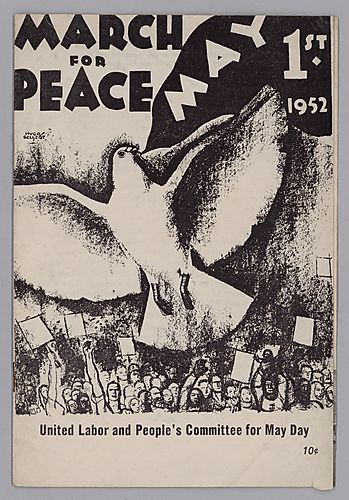 "March for Peace May 1st 1952", United Labor and People's Committee for May Day