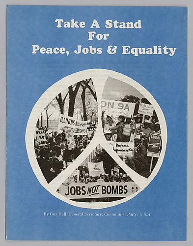"Take a Stand for Peace, Jobs & Equality"