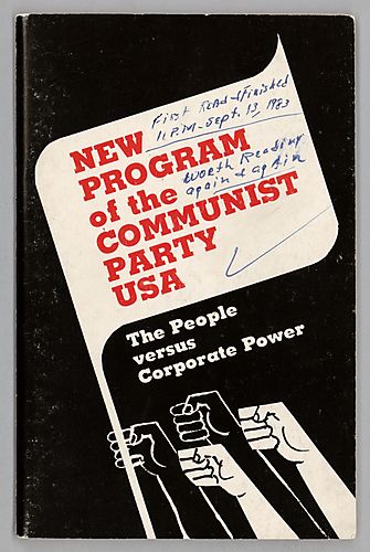 "New Program of the Communist Party USA", The People versus Corporate Power