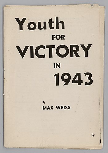 "Youth for Victory in 1943", By Max Weiss