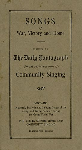 Songs of the war, victory and home