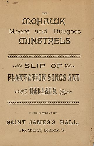 Slip of plantation songs and ballads