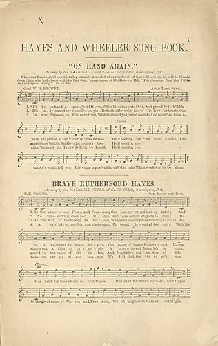 Hayes and Wheeler song book