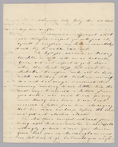 From Eliza C. Foster to Daughter Henrietta