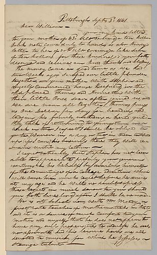 From William B. Foster to Son William Jr.