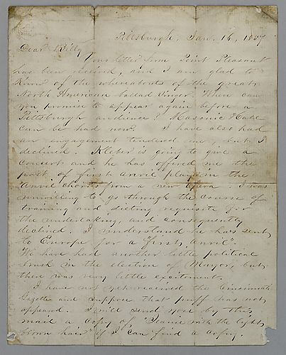 To his friend, Billy Hamilton