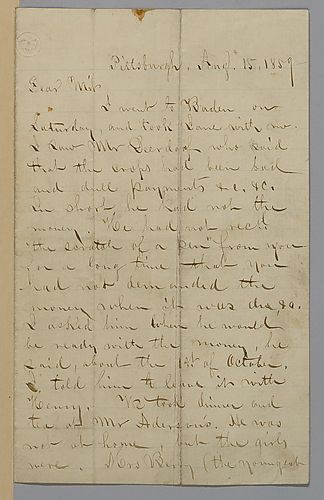 To his brother, Morrison