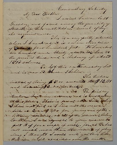 To his brother, William