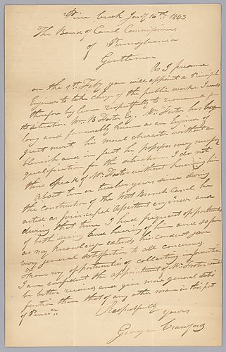 From George Crawford to Pa Canal Commission