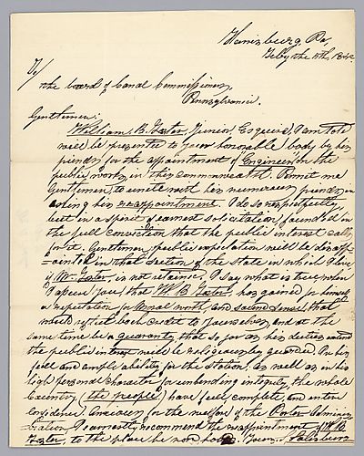 From Salisbury to PA Canal Commission