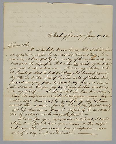 From William B. Foster, Jr., to William H. Packer, Esq.