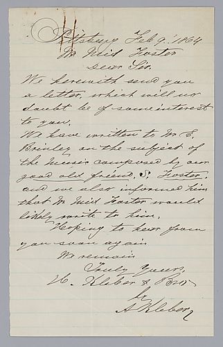 From A. Kleber to Morrison Foster