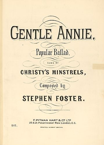 Gentle Annie; arr
