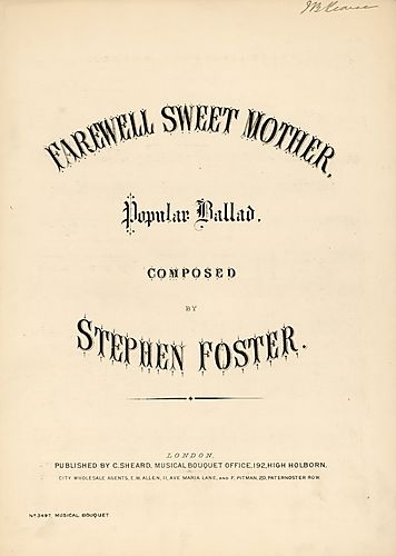 Farewell, sweet mother