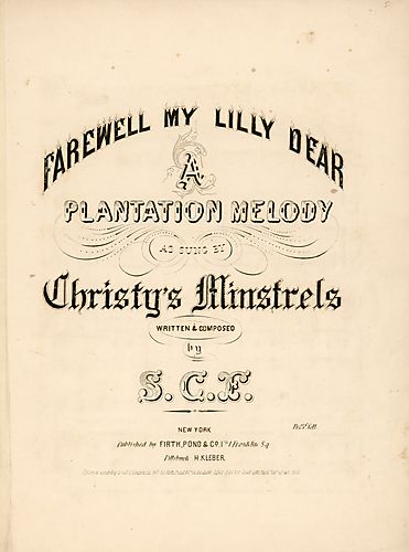 Farewell my Lilly dear