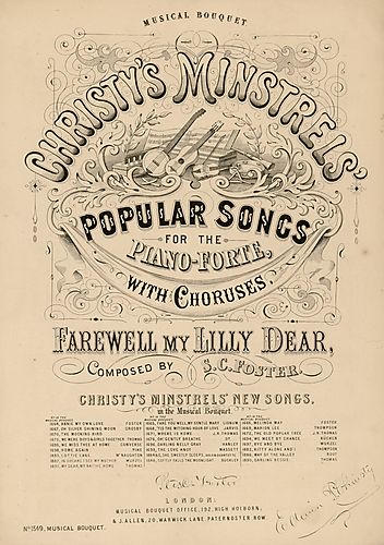 Farewell my Lilly dear; arr