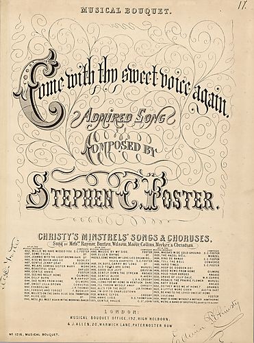 Come with thy sweet voice again