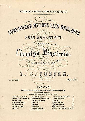 Come where my love lies dreaming; arr