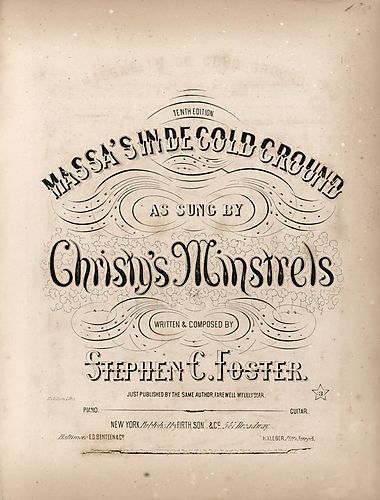 Massa's in de cold ground