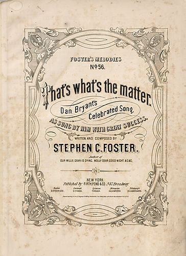 That's what's the matter