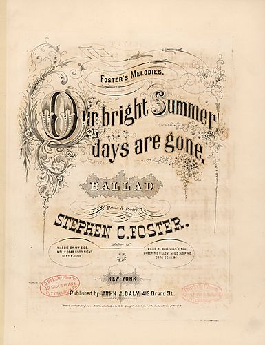 Our bright, bright summer days are gone