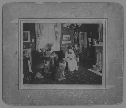 Rinehart family portraits - Mary Roberts Rinehart with three sons as children