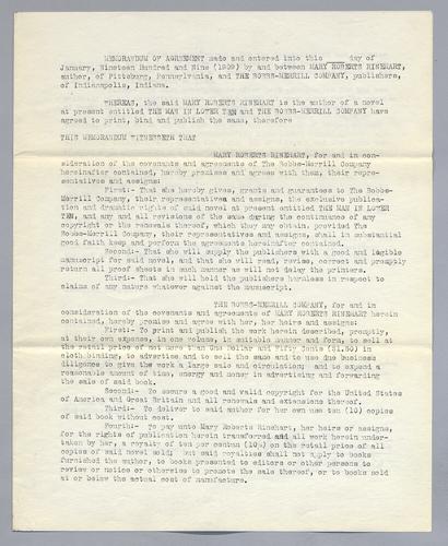 Publication and dramatic rights assigned to The Bobbs-Merrill Company