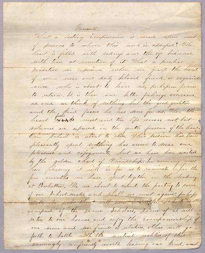 Mrs. T.B. McFarland's memorabilia