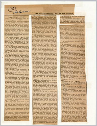 Newspaper clippings