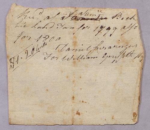 Tax receipts